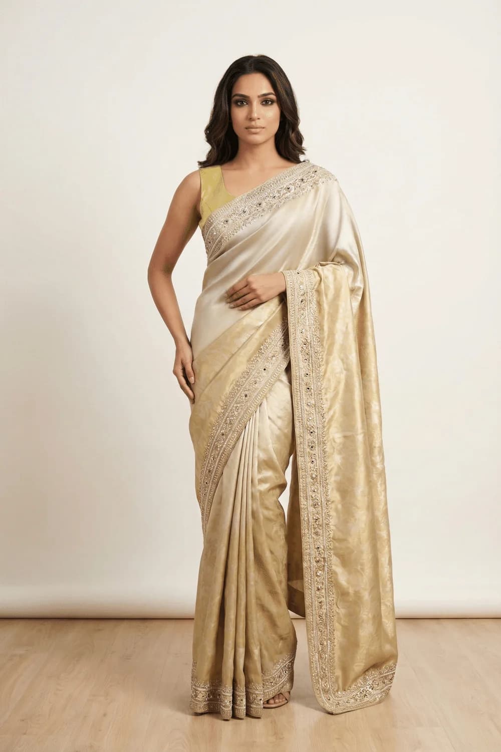 The Ivory & Amber Corset Lehenga